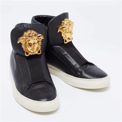 versace medusa palazzo slip on sneakers